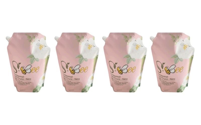 1 thùng nước giặt xả S-BEE gồm 4 túi 3.5L là lựa chọn tiết kiệm và tiện lợi cho cả gia đình